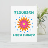 Florece como una flor 招待状 (スタンド正面)