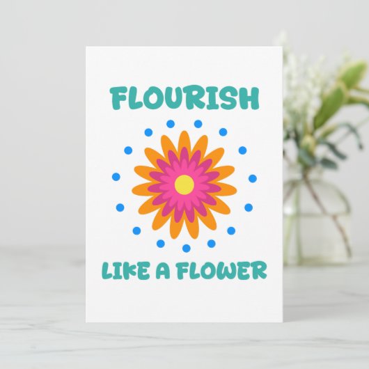Florece como una flor 招待状 (スタンド正面)