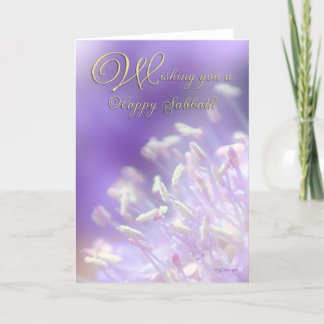 florelの安息日日の挨拶状 カード