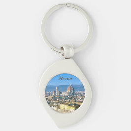 Florence cityscape with Duomo cathedral  キーホルダー