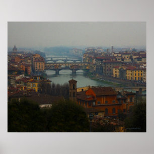 Florence Italy ポスター