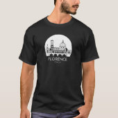 Florence Italy Skyline Tシャツ (正面)
