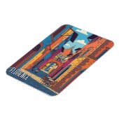 Florence Italy Travel Abstract Art マグネット (左側)