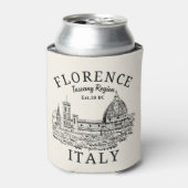 Florence Italy Tuscany Region Vintage Landscape 缶クーラー (缶正面)