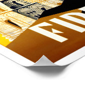 Florence Italy vintage travel ポスター (角)