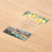 Florence Lemons Italian Wedding アクリル招待状 (レイダウン)
