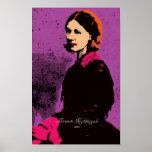 Florence Nightingale with Pop Art ポスター<br><div class="desc">"Florence Nightingale with Pop Art". 

 Tribute to and Famous people 3. This time is our great Nurse – Florence Nightingale. 

 

  

 Please feel free to leave your comments and your review! You feedback is important!</div>