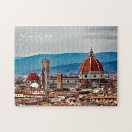 Florence old city landscape Italy skyline ジグソーパズル