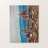 Florence old city landscape Italy skyline ジグソーパズル (縦)