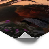 Florence Print Florence Poster Italy Print Sunset  ポスター (角)
