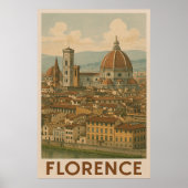 Florence Vintage Travel ポスター (正面)