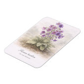 Florens tardiva The Late Bloomer Botanical マグネット (左側)