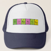 Florentina周期表名hat キャップ (正面)