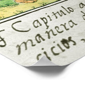 Florentine Codex'by Bernardino de Sahagun ポスター (角)