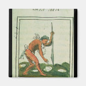 Florentine Codex'by Bernardino de Sahagun マグネット (正面)