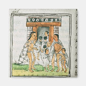 Florentine Codex'by Bernardino de Sahagun マグネット (正面)