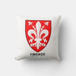 Florentine Lily Coat of Arms Fine Art クッション