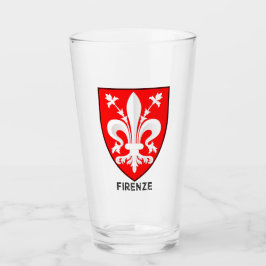 Florentine Lily Coat of Arms Fine Art タンブラーグラス