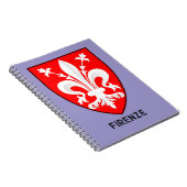 Florentine Lily Coat of Arms Fine Art ノートブック (右側)