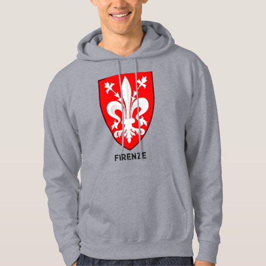 Florentine Lily Coat of Arms Fine Art パーカ (正面)