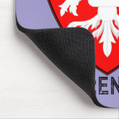 Florentine Lily Coat of Arms Fine Art マウスパッド (コーナー)