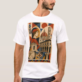 Florentine Renaissance – Geometric Art T-Shirt Tシャツ