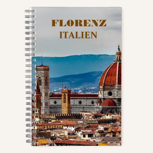 Florenz-Italien ノートブック (正面)