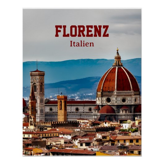 Florenz Italien ポスター (正面)