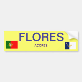 Flores*のバンパーステッカー バンパーステッカー