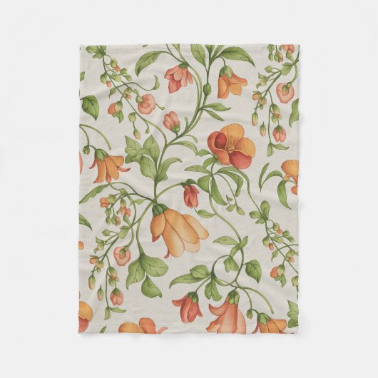 Flores 2 フリースブランケット (正面)