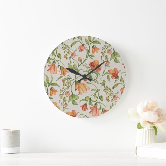 Flores 2 ラージ壁時計 (ホーム)