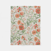 Flores 3 フリースブランケット (正面)