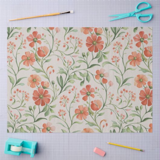 Flores 3 薄葉紙 (クラフト)