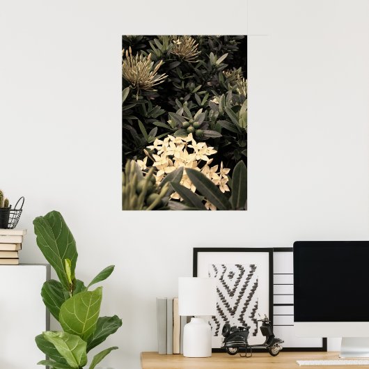 Flores amarelas ポスター (ホームオフィス)