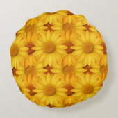 Flores Amarillas ラウンドクッション (裏面)