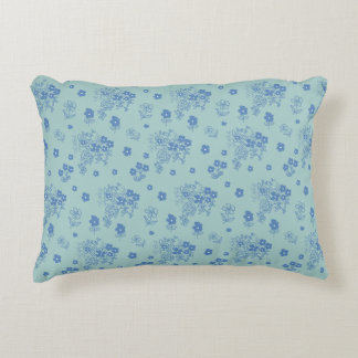 Flores azules アクセントクッション