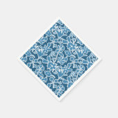 Flores azules スタンダードカクテルナプキン (角)