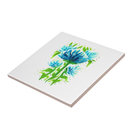 Flores azules タイル (側面)