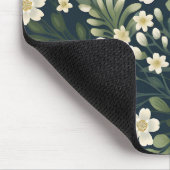 flores blancas マウスパッド (コーナー)