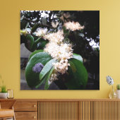 flores brancas1 キャンバスプリント (インサイチュ (リビング))