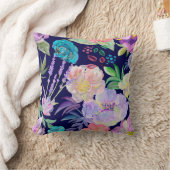Flores de acuarela クッション (ブランケット)