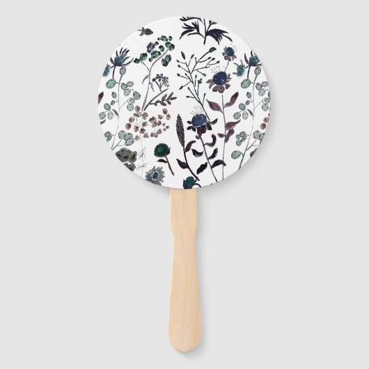 Flores de acuarela ハンドファン (裏面)