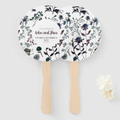 Flores de acuarela ハンドファン (正面&裏面)