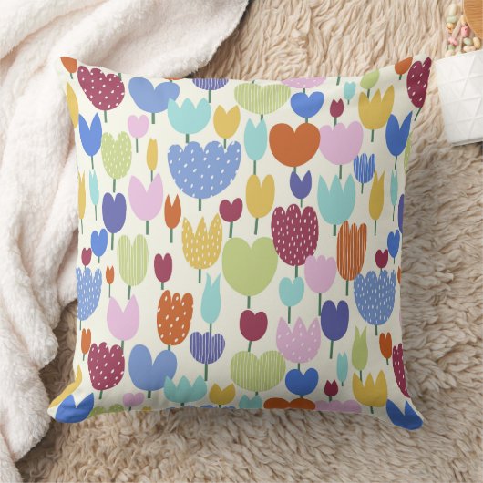 Flores de colores クッション (ブランケット)