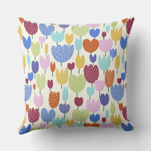 Flores de colores クッション (裏面)