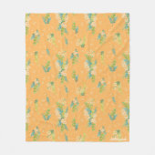 "Flores de Durazno" フリースブランケット (正面)