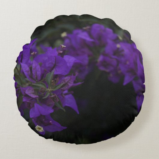 Flores de Enero ラウンドクッション (正面)