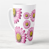 Flores de Gérbera カフェラテマグ (左アングル)