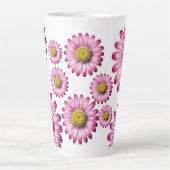 Flores de Gérbera カフェラテマグ (正面)