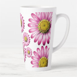 Flores de Gérbera カフェラテマグ